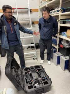 Touring the facilities at the University of Waikato